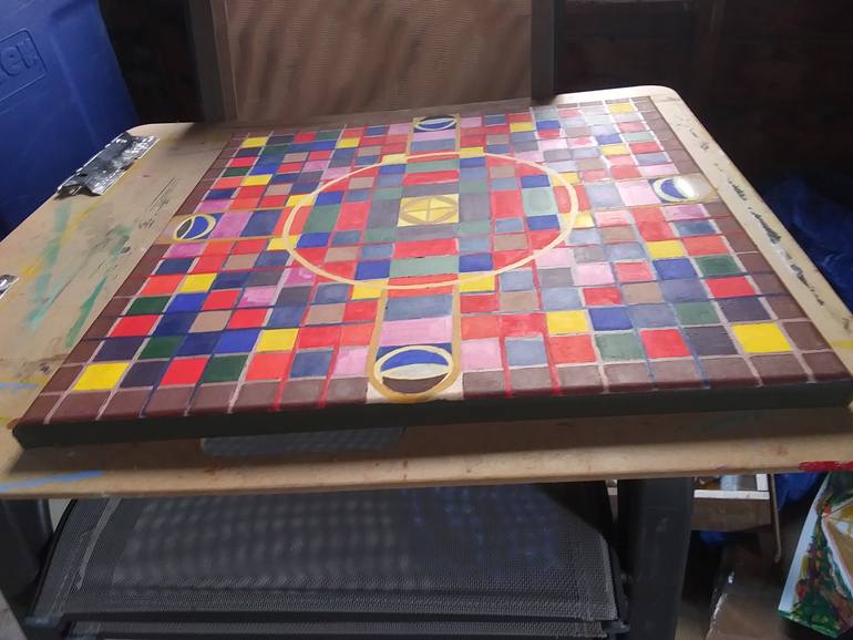 Original Conceptual Patterns Painting by Donald Joski