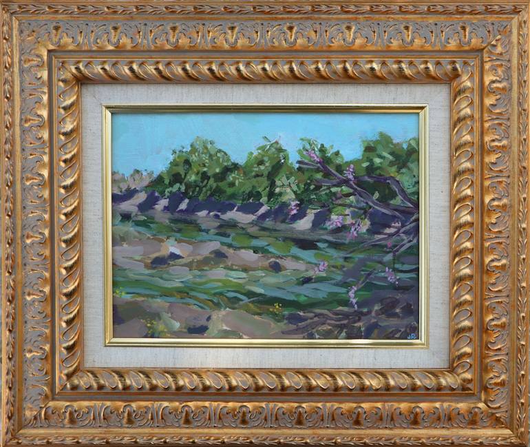 Original Impressionism Landscape Painting by Victoria J Powell