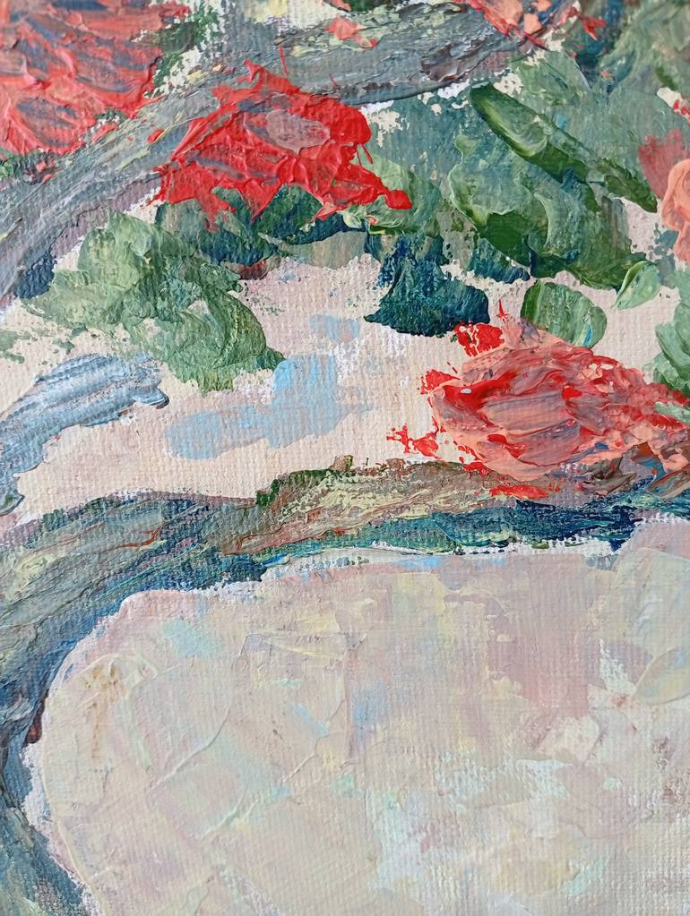 Original Art Deco Cats Painting by Dilyara Moldabekova