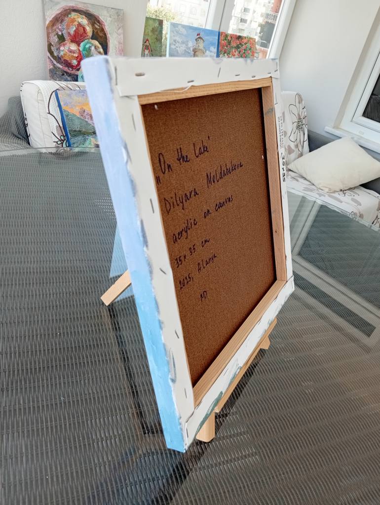 Original Expressionism Seascape Painting by Dilyara Moldabekova