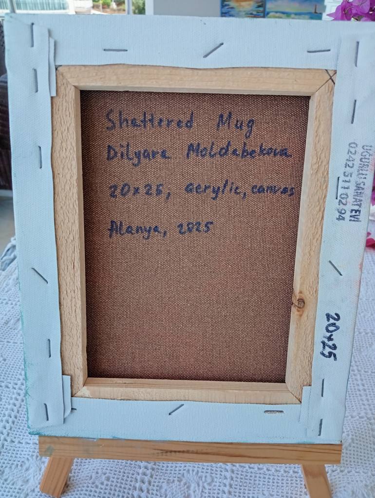 Original Abstract Geometric Painting by Dilyara Moldabekova