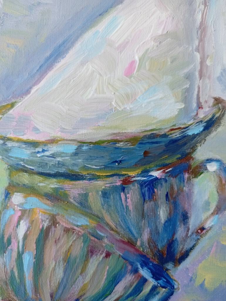 Original Abstract Still Life Painting by Dilyara Moldabekova