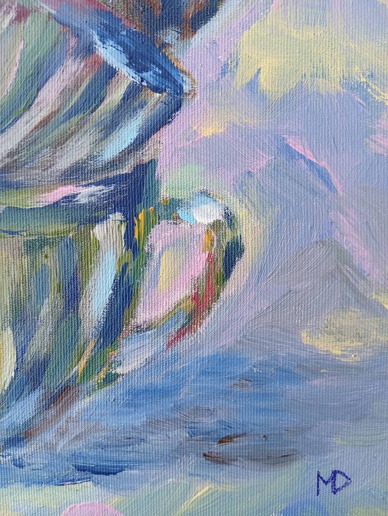 Original Abstract Still Life Painting by Dilyara Moldabekova