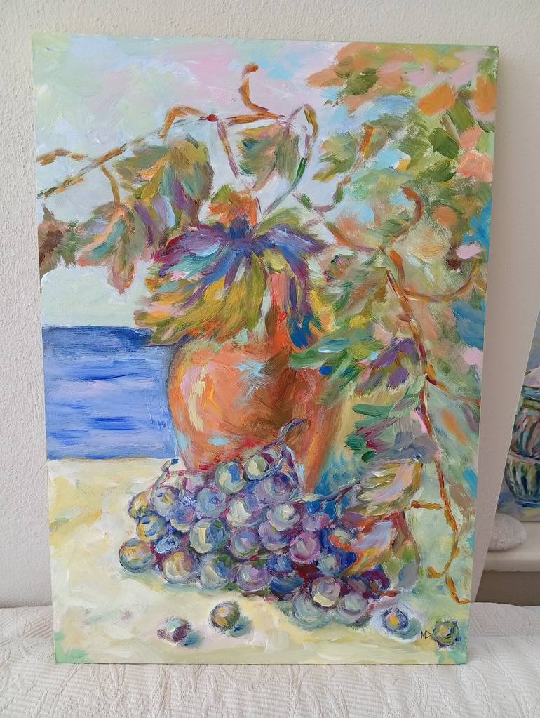 Original Impressionism Still Life Painting by Dilyara Moldabekova