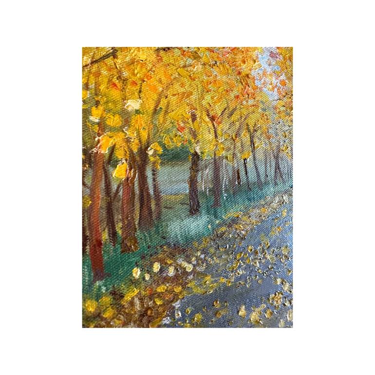 Original Impressionism Landscape Painting by Alex Pai