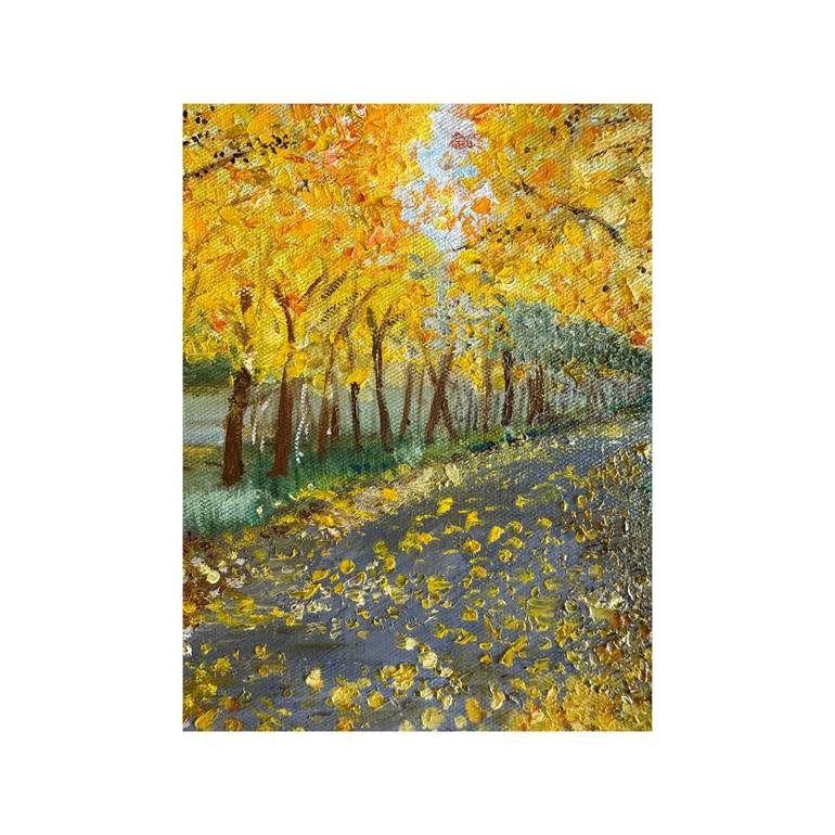 Original Impressionism Landscape Painting by Alex Pai