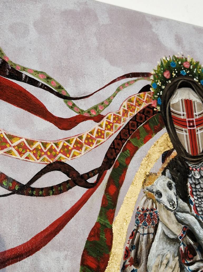 Original Symbolism Classical Mythology Painting by Anna Vasylyshyn