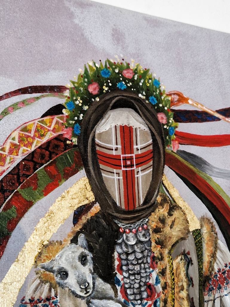 Original Symbolism Classical Mythology Painting by Anna Vasylyshyn