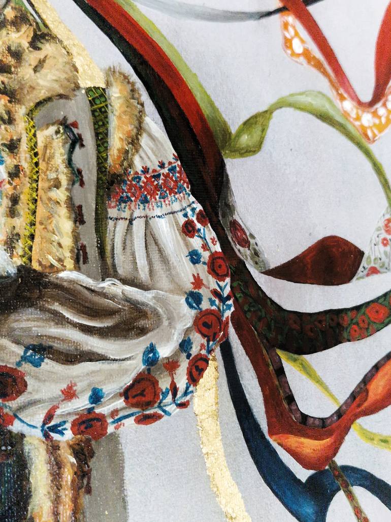 Original Symbolism Classical Mythology Painting by Anna Vasylyshyn