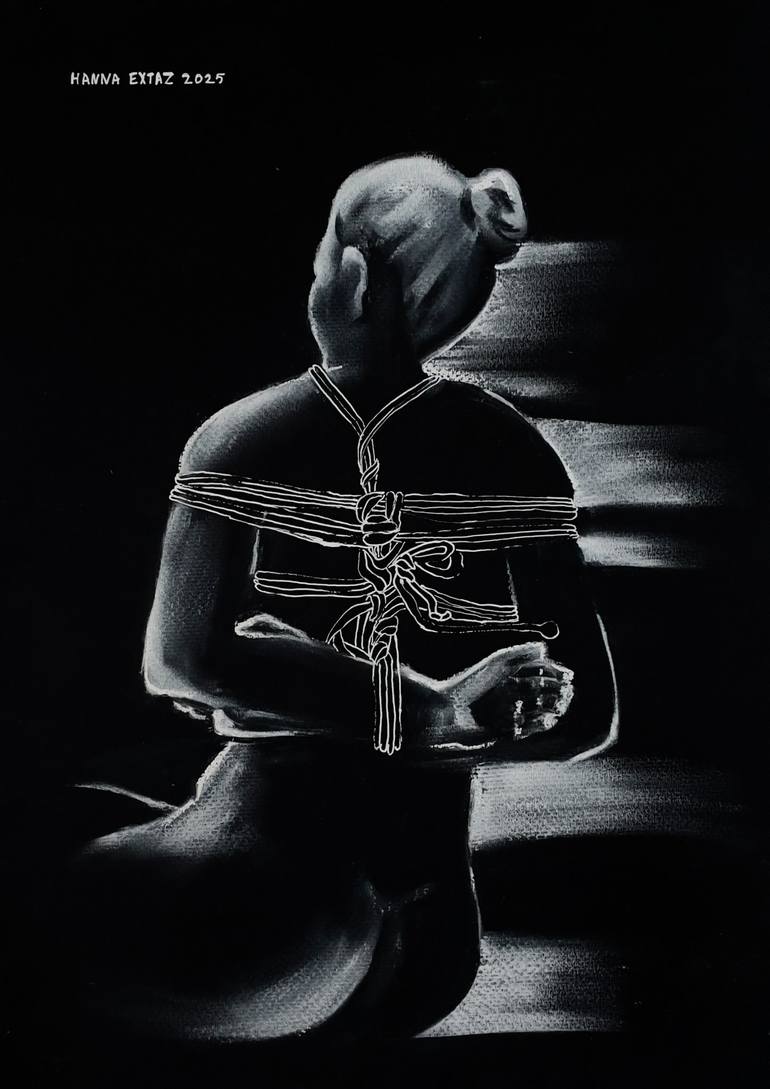 Print of Black & White Erotic Drawings by Hanna Extaz