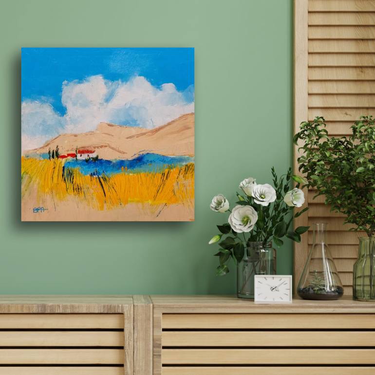 Original Contemporary Landscape Painting by Patrick Bauquel