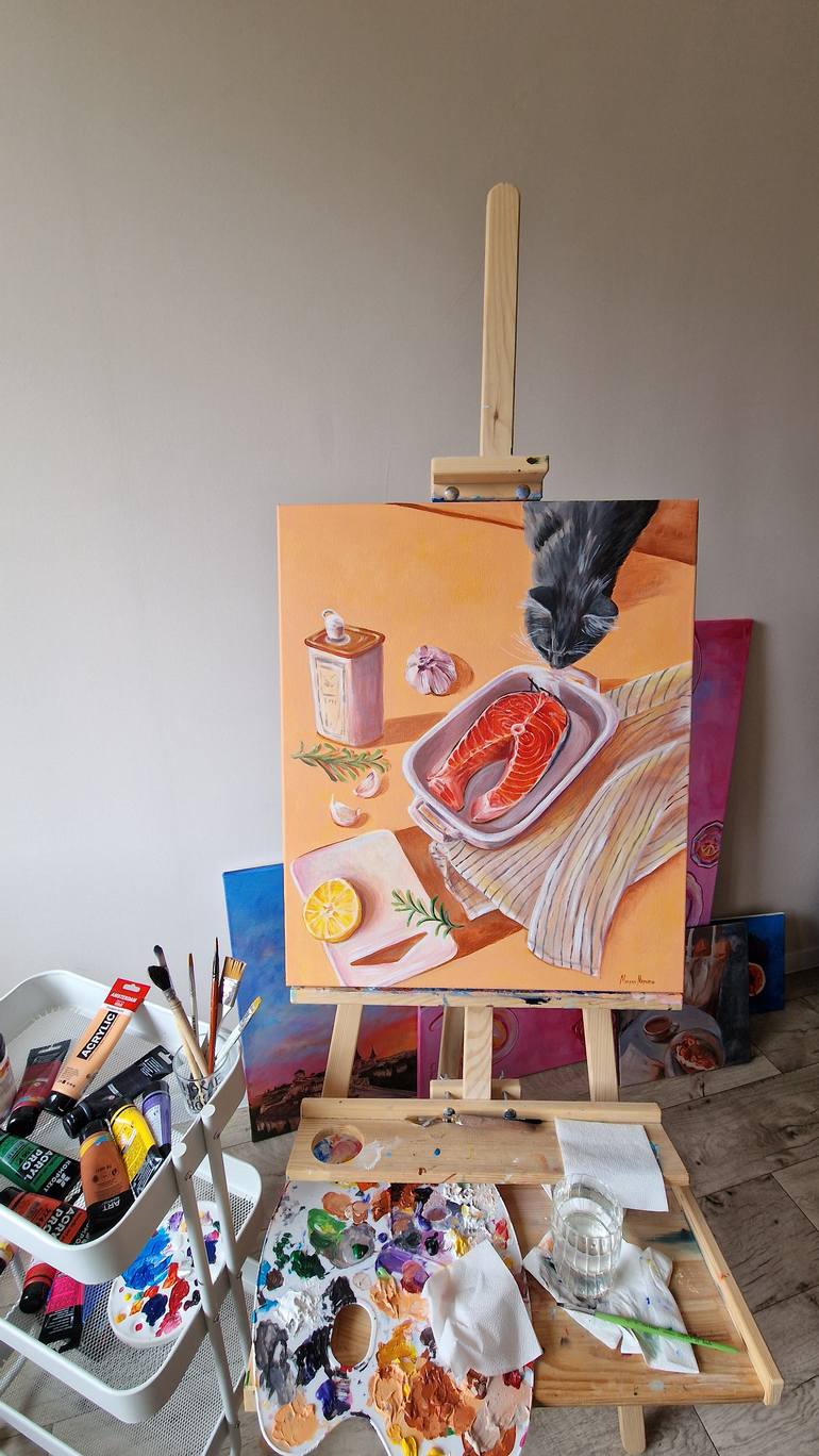 Original Figurative Still Life Painting by Maryna Maznieva