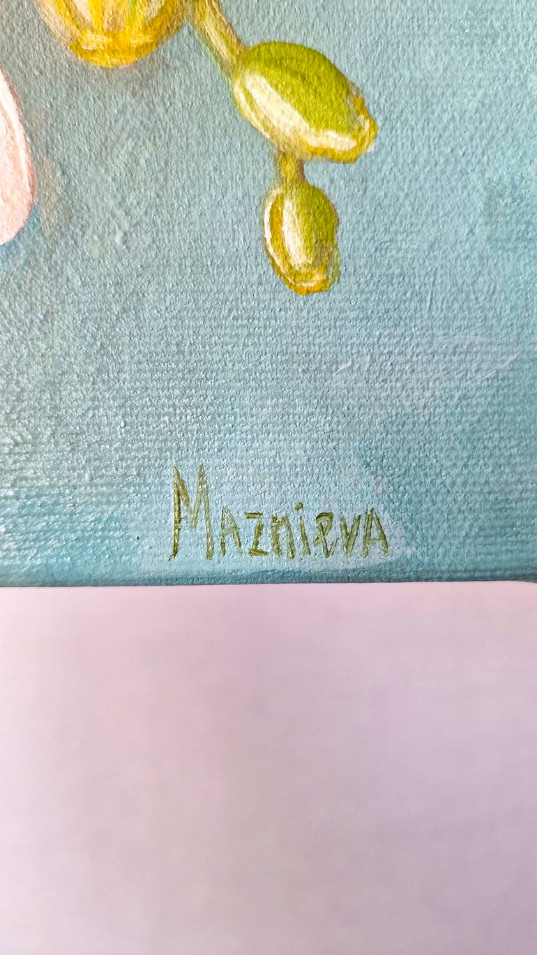 Original Realism Floral Painting by Maryna Maznieva