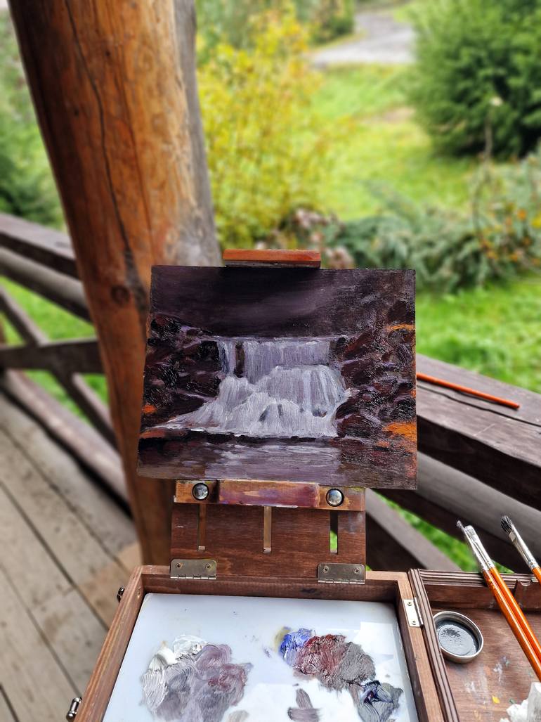 Original Impressionism Water Painting by Maryna Maznieva