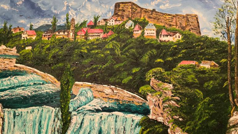 Original Photorealism Landscape Painting by Mevlida Sofic