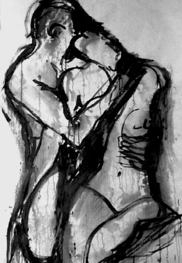 Print of Expressionism Erotic Drawings by Jarmo Korhonen