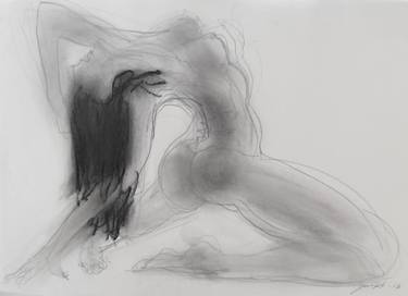 Original Expressionism Women Drawings by Jarmo Korhonen