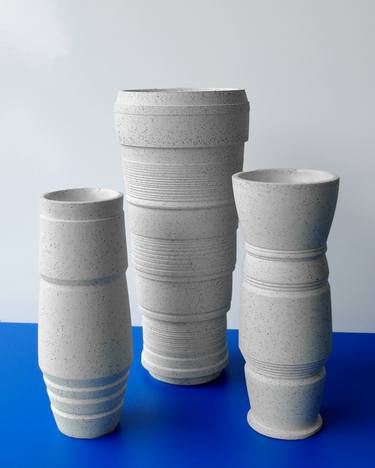 Original Minimalism Geometric Sculpture by Daphnee Varlik