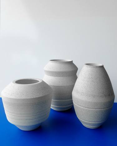 Original Minimalism Geometric Sculpture by Daphnee Varlik