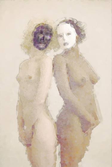 Print of Figurative Nude Drawings by Rory Isserow