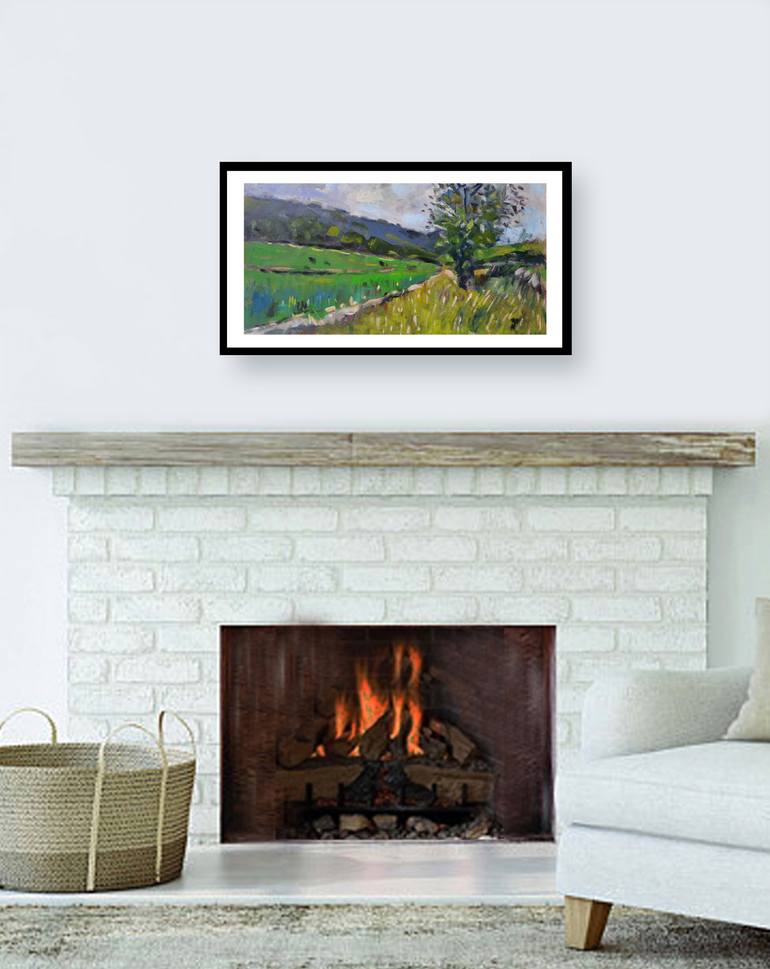 Original Impressionism Landscape Painting by Andre Pallat