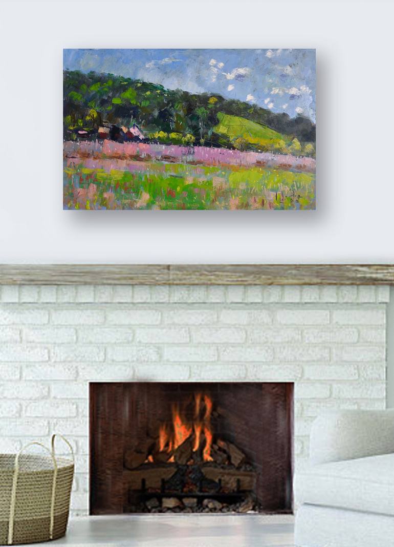 Original Impressionism Landscape Painting by Andre Pallat