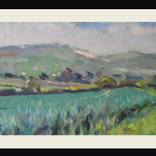Downs near Bignor, West Sussex by Andre Pallat