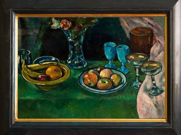 Original Still Life Paintings by Andre Pallat