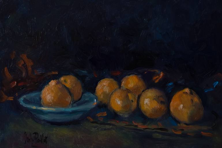 Original Impressionism Still Life Painting by Andre Pallat