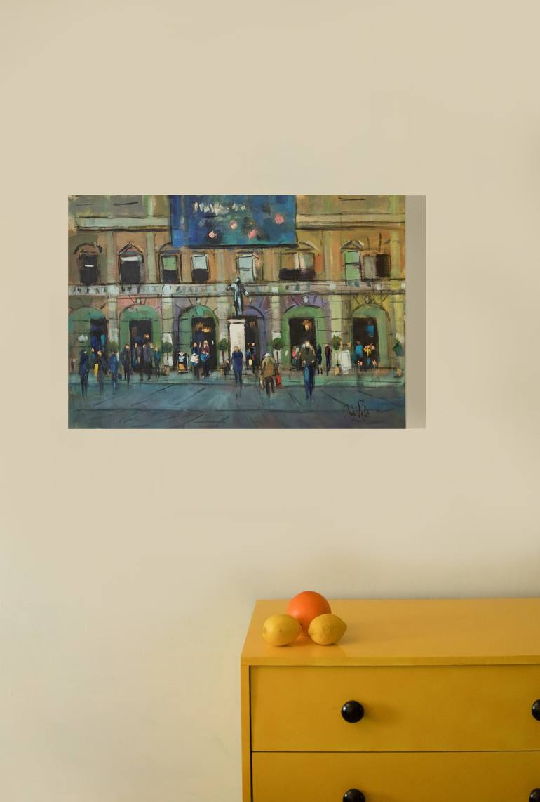 Original Impressionism Cities Painting by Andre Pallat