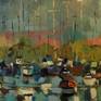 An impressionistic view of the boats at the Marina.. the vast number of masts seemed to offer an interesting composition..