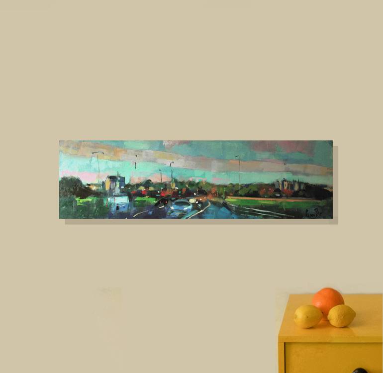 Original Impressionism Landscape Painting by Andre Pallat