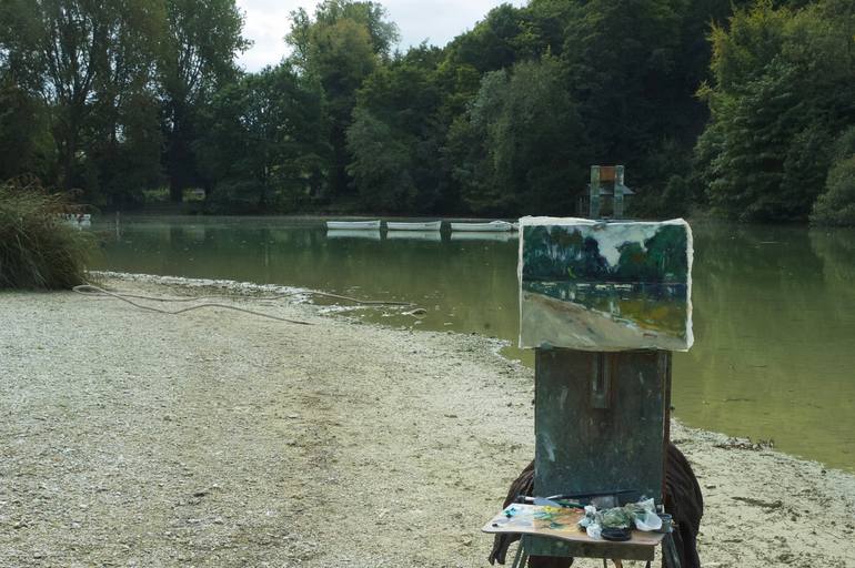 Original Impressionism Landscape Painting by Andre Pallat