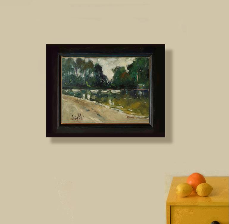 Original Impressionism Landscape Painting by Andre Pallat