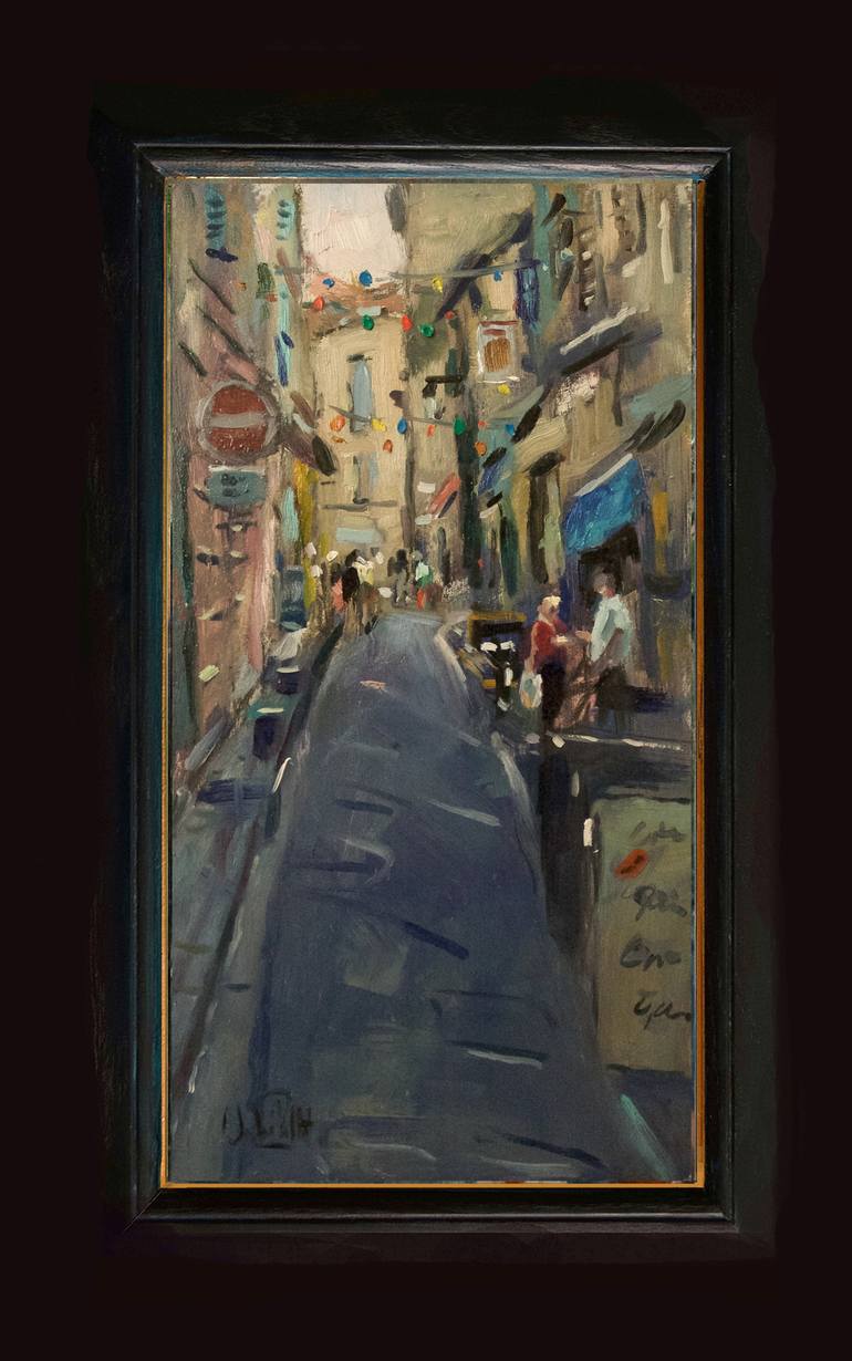 Original Impressionism Cities Painting by Andre Pallat