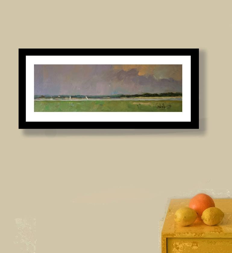 Original Impressionism Landscape Painting by Andre Pallat