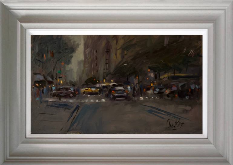 Original Impressionism Cities Painting by Andre Pallat