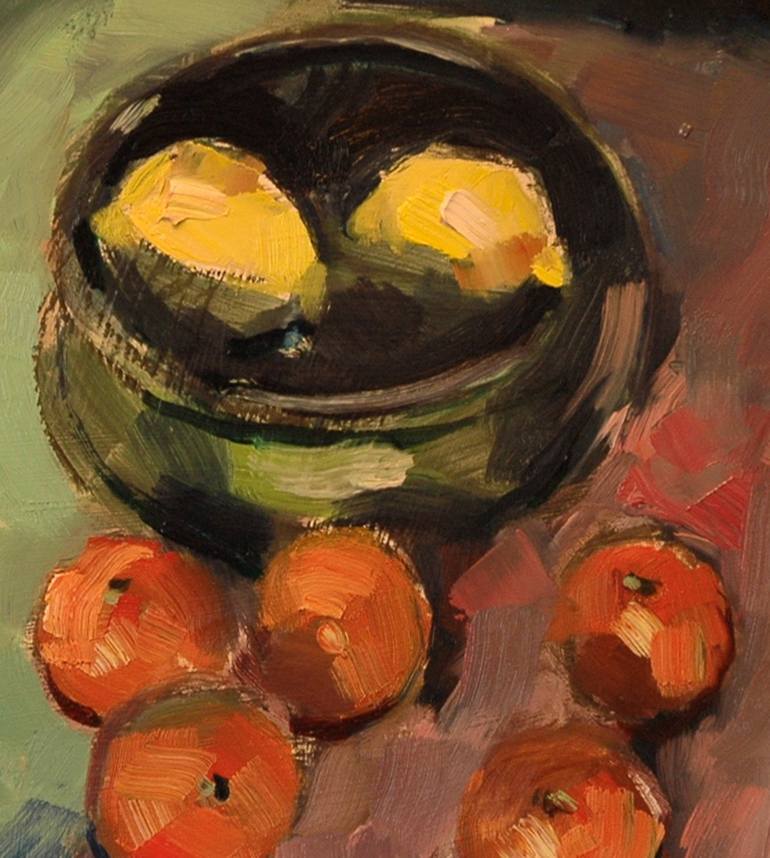 Original Impressionism Still Life Painting by Andre Pallat