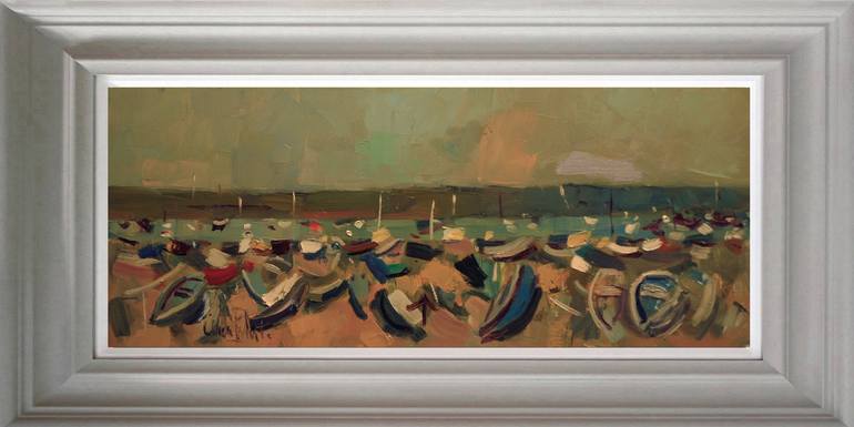 Original Abstract Landscape Painting by Andre Pallat