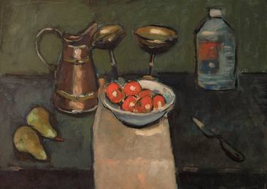 Original Impressionism Still Life Paintings by Andre Pallat