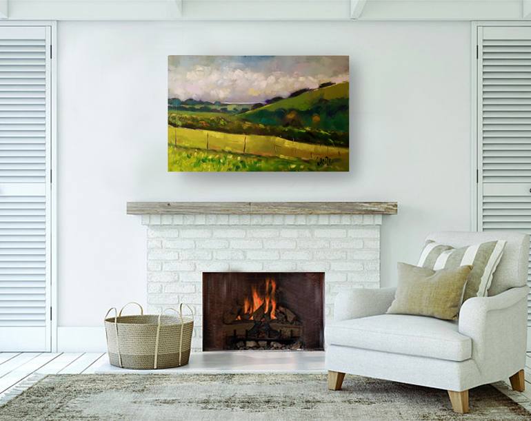 Original Impressionism Landscape Painting by Andre Pallat