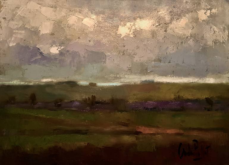 Original Impressionism Landscape Painting by Andre Pallat