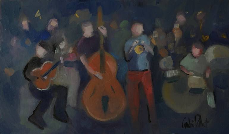 Original Music Painting by Andre Pallat