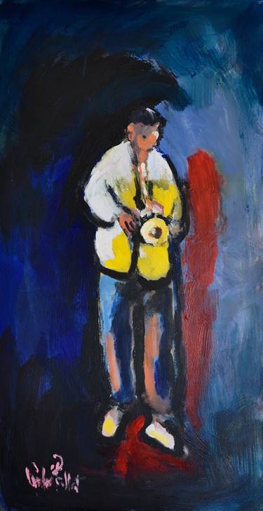 Original Impressionism Music Paintings by Andre Pallat