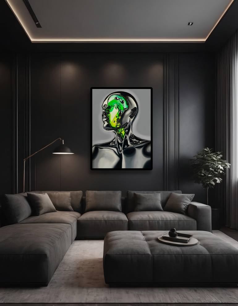 Original Contemporary Light Painting by Anastasiya Pototskaya