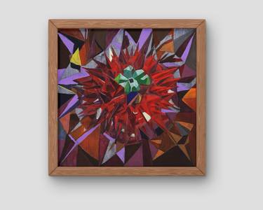 Original Cubism Abstract Paintings by Reena M