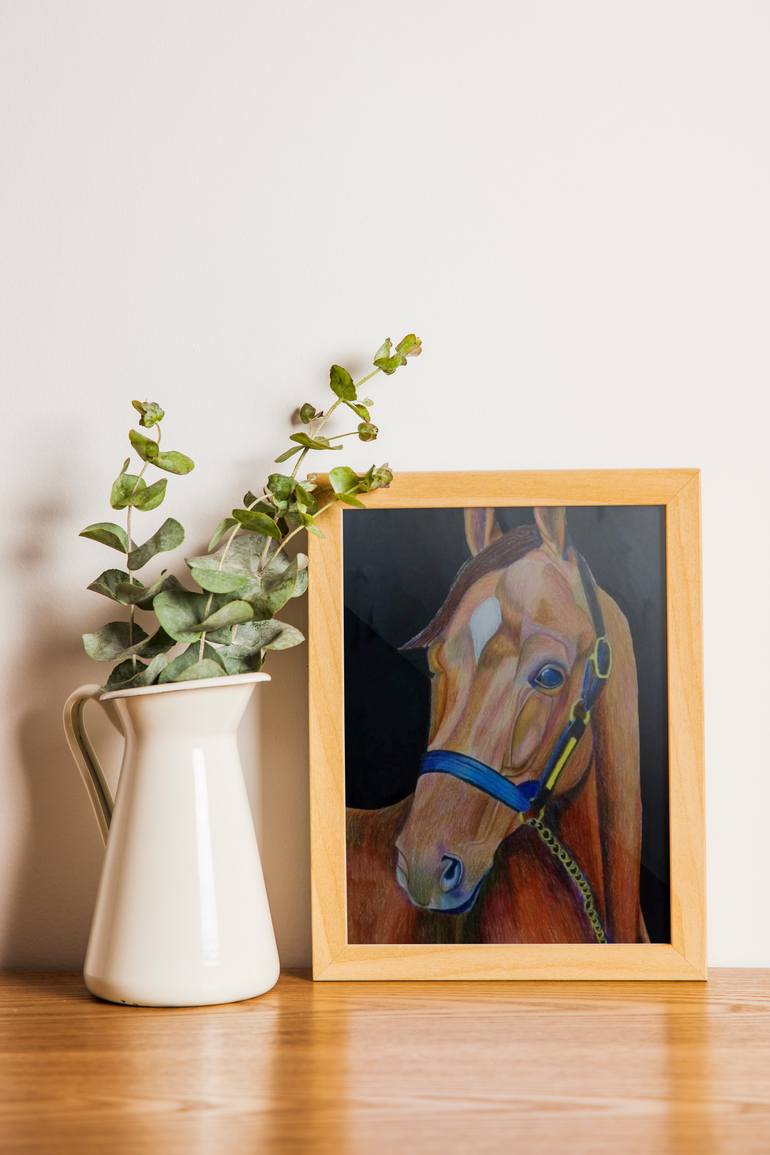 Original Realism Animal Drawing by Sylvia Shaker