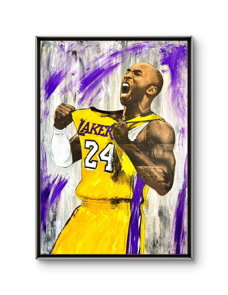 Original Abstract Sports Painting by Alexandru Ghindaoanu