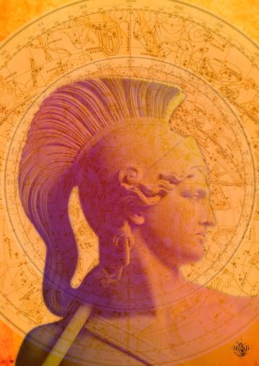 Original Art Deco Classical Mythology Digital by Miguel Barros