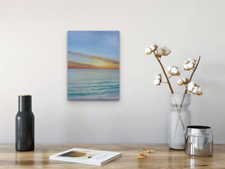 Original Figurative Seascape Painting by Anna Rosenback